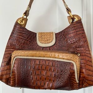 COPY - Brahmin (Jabou) Pecan Tricolor Collection shoulder hobe.